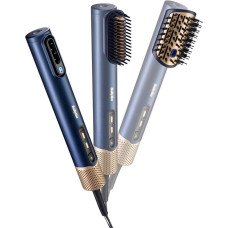 Perie cu aer cald BaByliss Air Wand AS6550E 3-in-1, 1600W, 4 trepte temperatura, albastru inchis