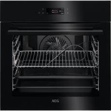 Cuptor cu funcție de abur SteamPro 9000 AEG BSE792380B, Autocuratare hidroliza, 70 l, Clasa A++, negru