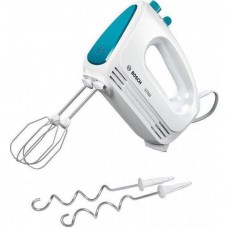 Mixer de mână Bosch MFQ2210D, CleverMixx FUN 375 W alb / turcoaz