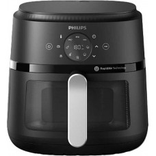 Friteuza cu aer cald Philips NA231/00, 6.2l, 13 functii, negru