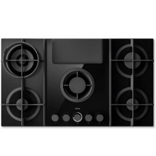 Plită pe gaz cu sistem de ventilare integrat Elica NikolaTesla Flame Evo BL/A/88
