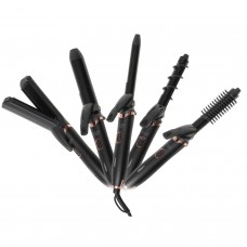Set de coafat 5 în 1 Adler AD 2028, înveliș ceramic, ondulator, placă de îndreptat părul