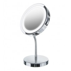 Oglindă cu iluminare LED Adler AD 2159, zoom 3x, reglabila, diametru 15 cm
