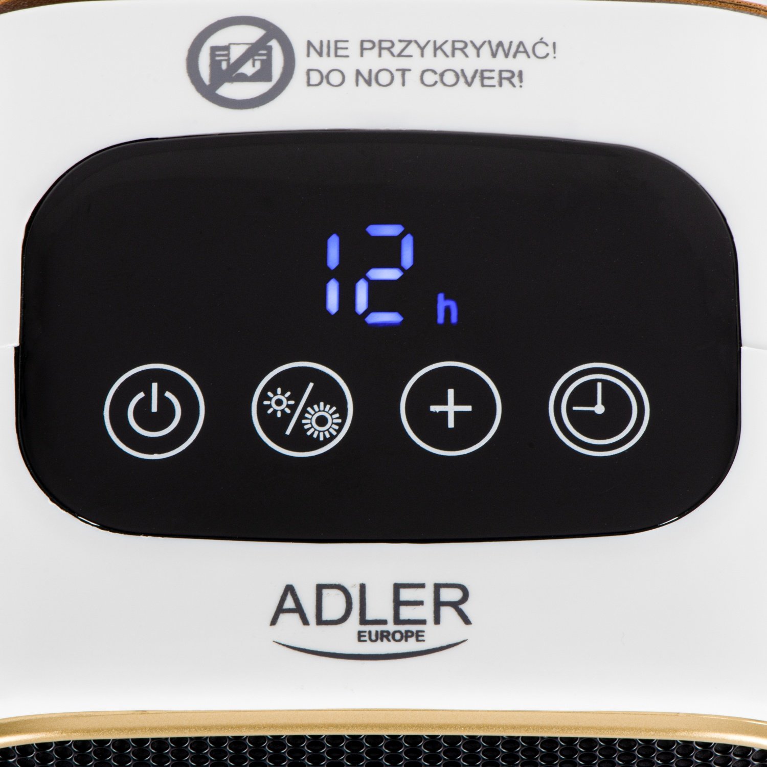 Керамический обогреватель Adler AD 7762, термостат, таймер, вентилятор, 1000Вт
