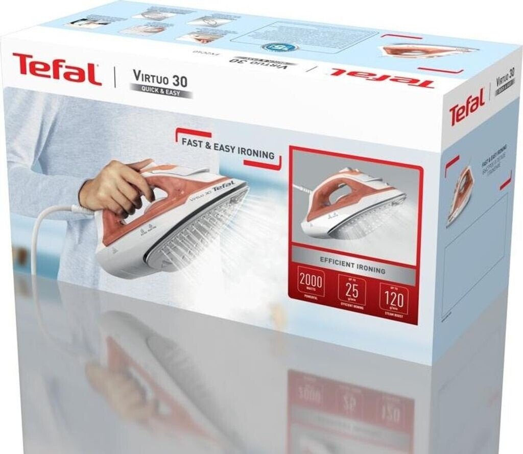 Утюг с паром Tefal Virtuo 30 FV2C40E0, 2000 Вт