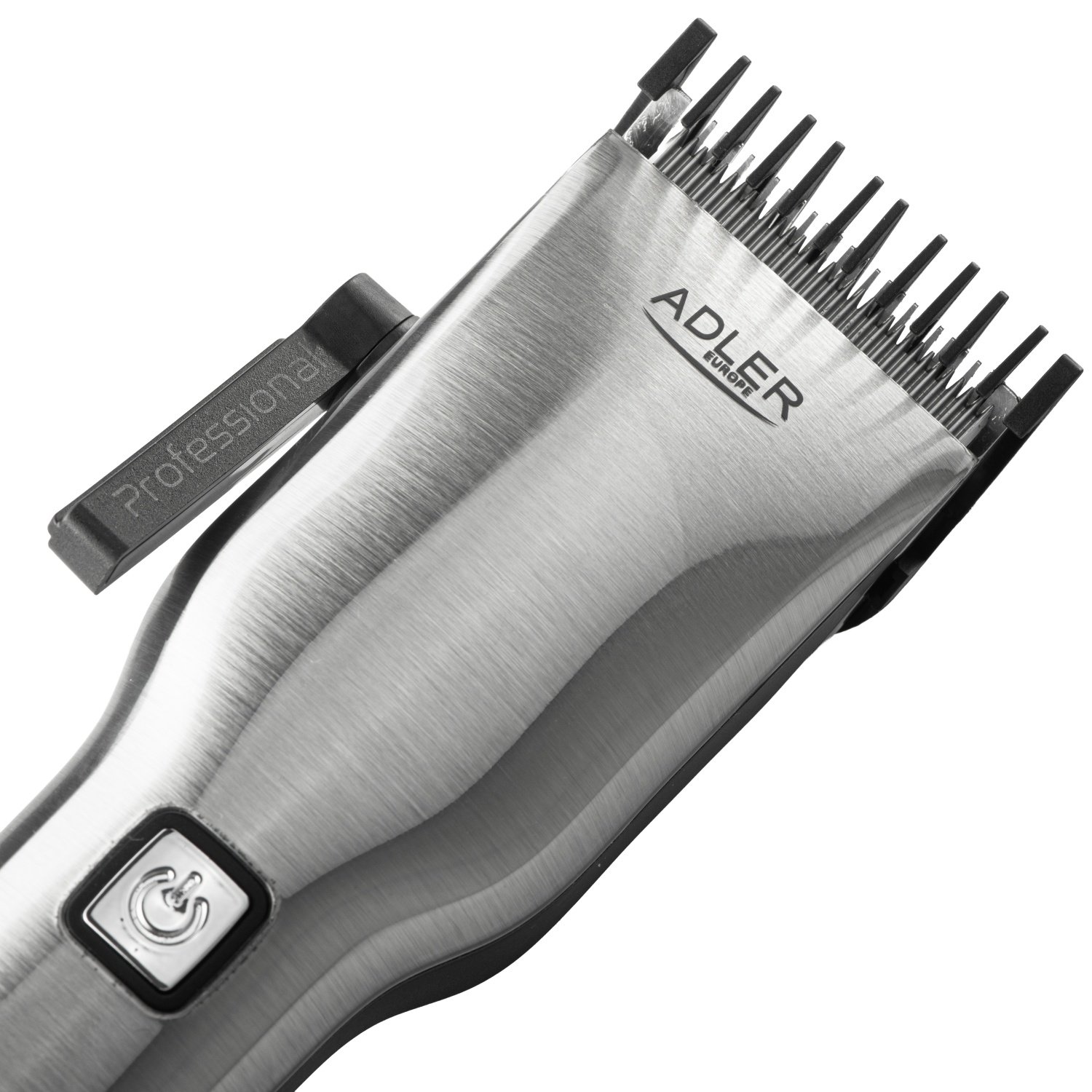 Машинка для стрижки волос Adler AD 2850, беспроводной триммер для волос с USB-C, 2 скорости, светодиодный дисплей, 8 насадок