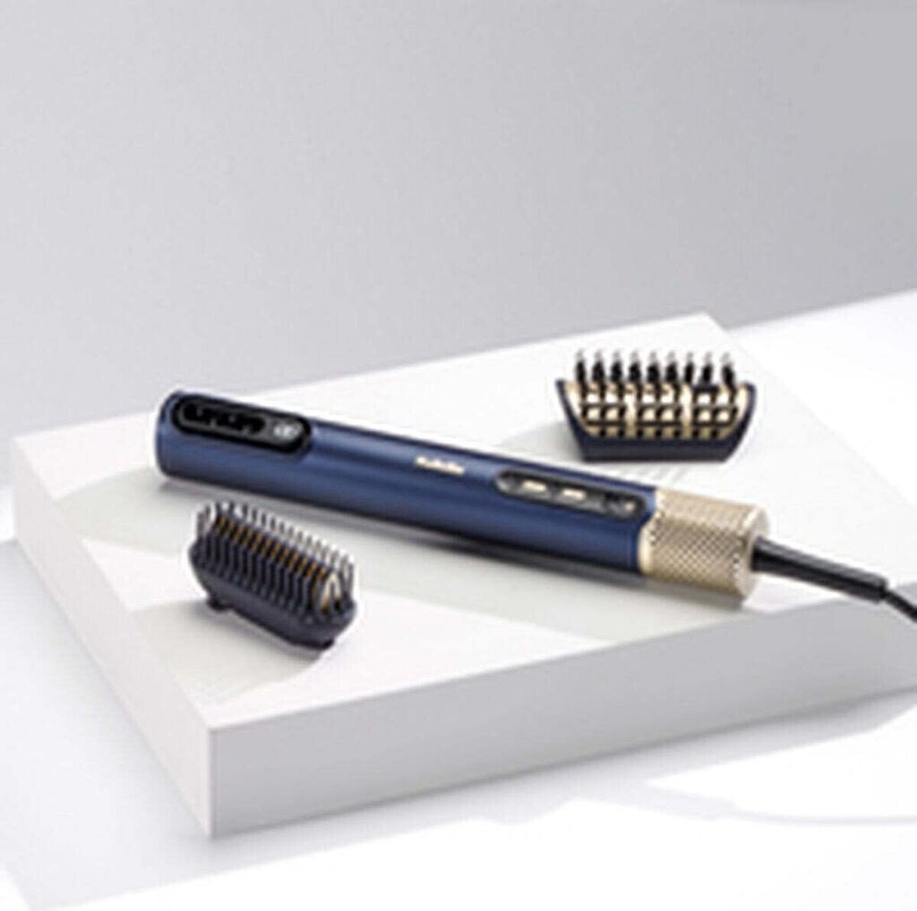 Perie cu aer cald BaByliss Air Wand AS6550E 3-in-1, 1600W, 4 trepte temperatura, albastru inchis