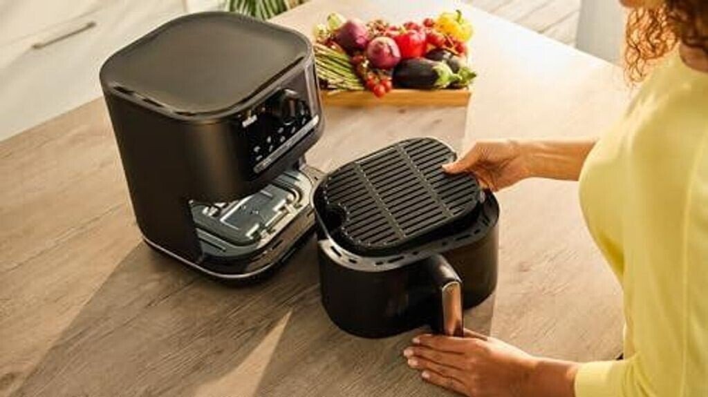 Friteuza cu aer cald Braun MultiFry 5 HF5075IBK, 2000W, 6.0l, 20 functii, negru