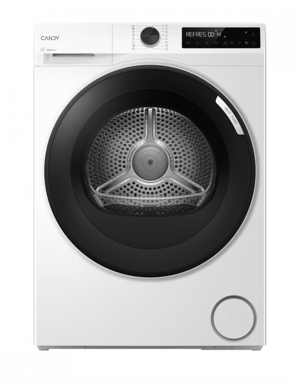 Uscator de rufe Candy ProDry 500 BRS 7N2BX-S, Pompa de caldura, 7 Kg, Class D, Alb, Control si continut avansat (Wi-Fi + BLE)
