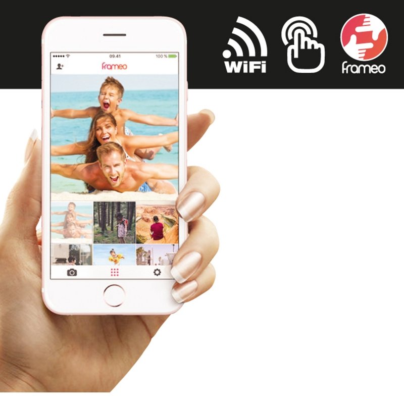 Цифровая WiFi фоторамка BRAUN DigiFrame 1011 WiFi мобильный белый ( 21273 )