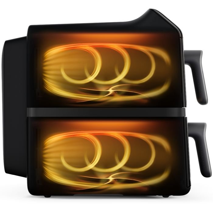 Двухсекционная аэрофритюрница с двумя корзинами Philips Серия 4000 NA460/00,13 режимов, 10.0л, 2750Вт