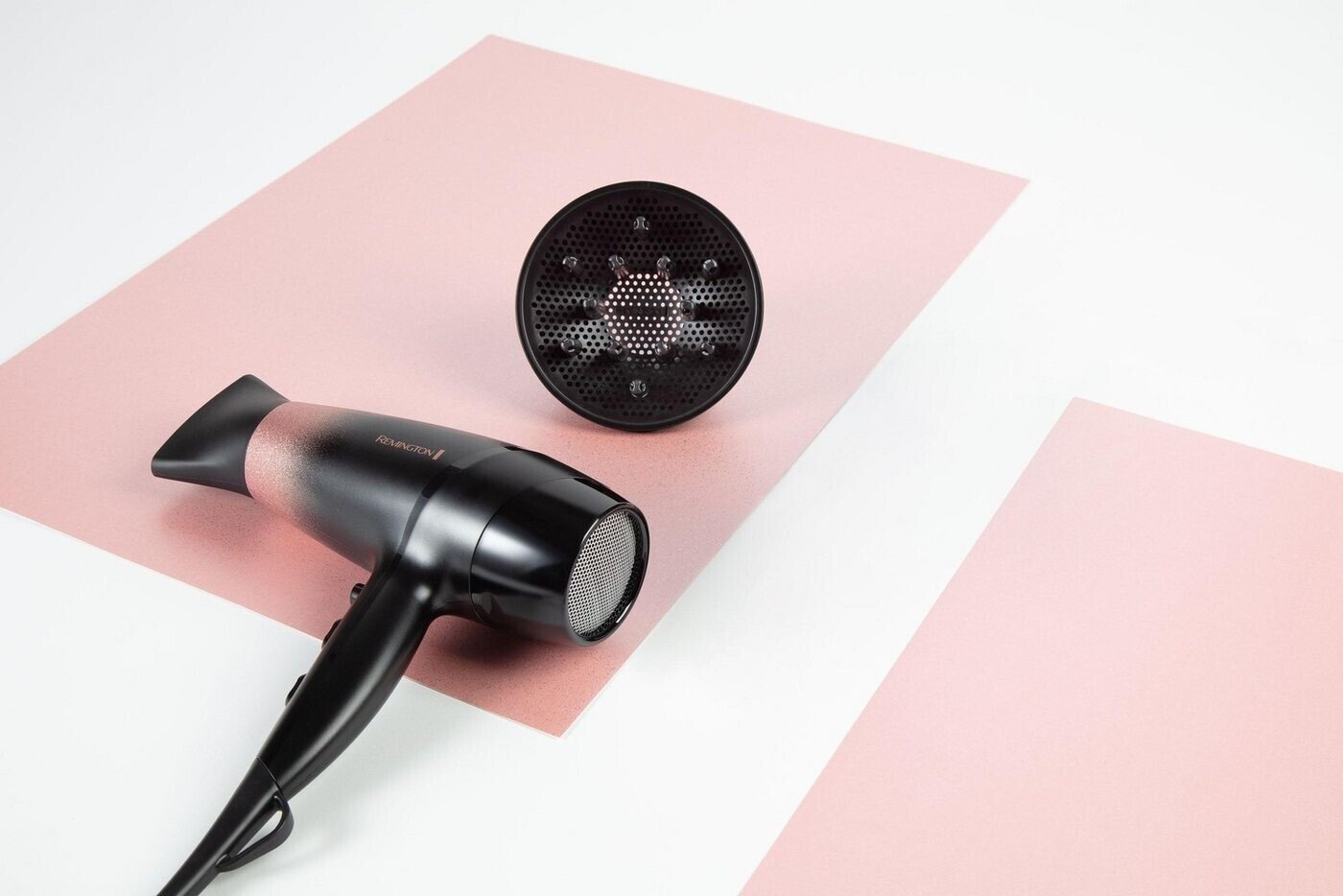 Uscător de păr Remington Rose Shimmer D5305, 2200W, 2 viteze, 3 trepte temperatura