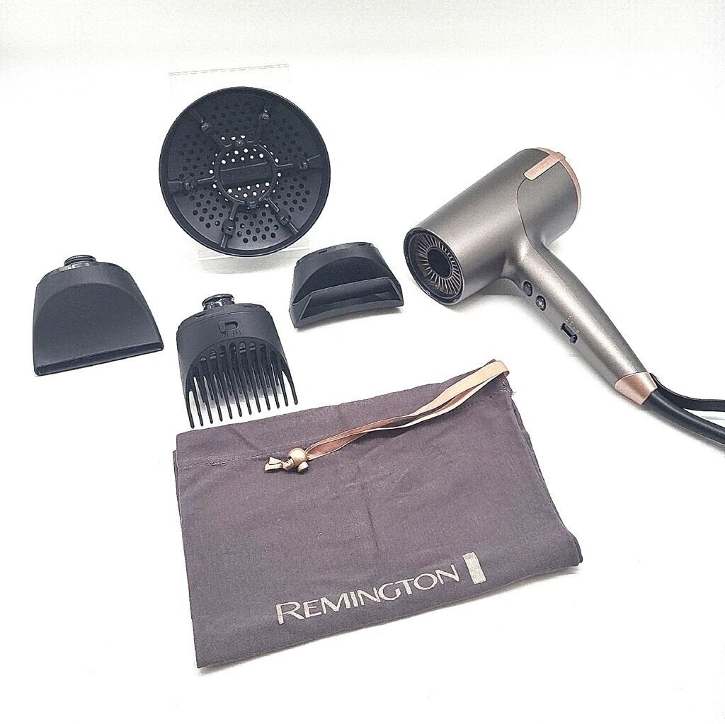 Uscător de păr Remington ONE Dry & Style D6077, 2000W, 4 accesorii, 8 viteze, 8 trepte temperatura