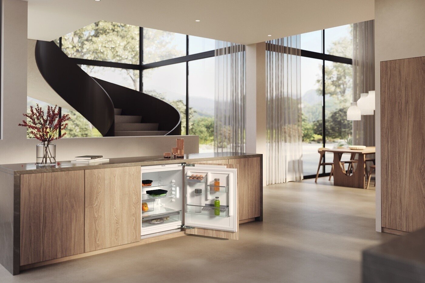 Встраиваемый холодильник Miele KU 7015 D