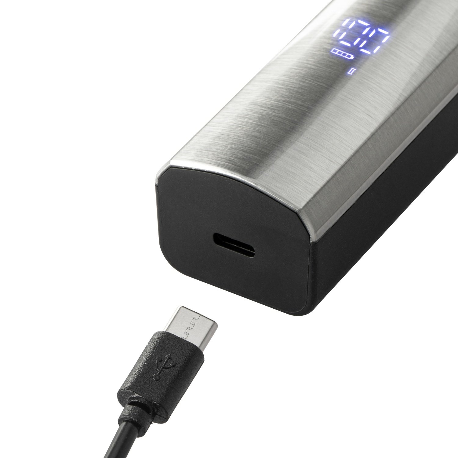 Машинка для стрижки волос Adler AD 2850, беспроводной триммер для волос с USB-C, 2 скорости, светодиодный дисплей, 8 насадок