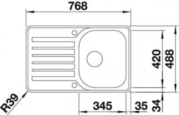 Кухонная мойка Blanco Lantos 45 S-IF Compact 519059