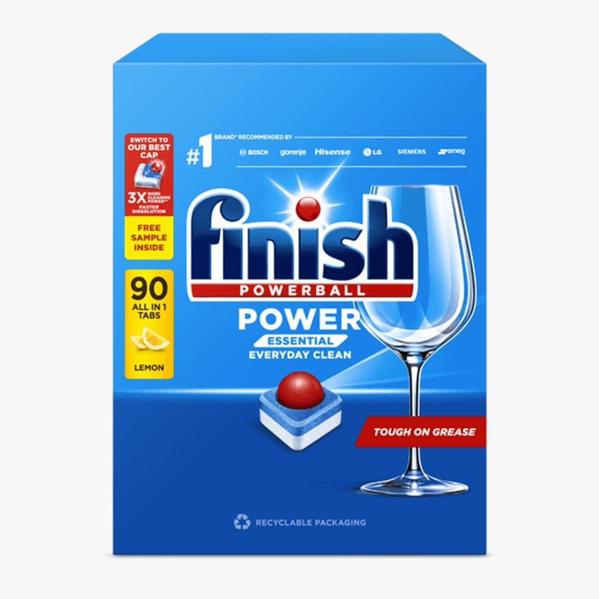 Средство для посудомоечной машины Finish Power Essential, 90 таблеток