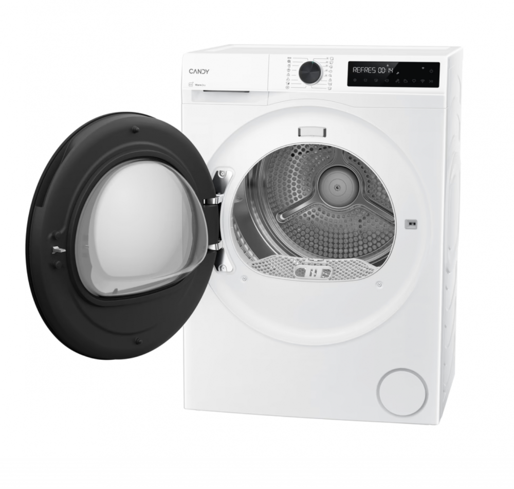 Uscator de rufe Candy ProDry 500 BRS 7N2BX-S, Pompa de caldura, 7 Kg, Class D, Alb, Control si continut avansat (Wi-Fi + BLE)
