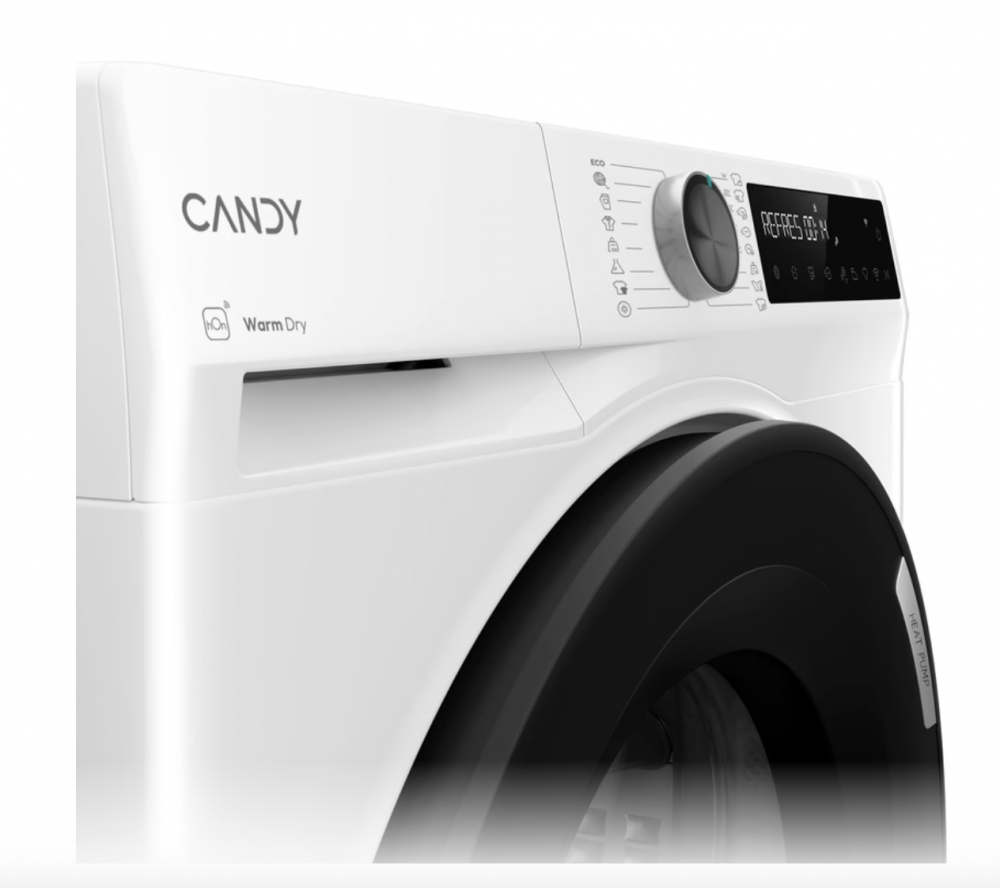 Uscator de rufe Candy ProDry 500 BRS 7N2BX-S, Pompa de caldura, 7 Kg, Class D, Alb, Control si continut avansat (Wi-Fi + BLE)