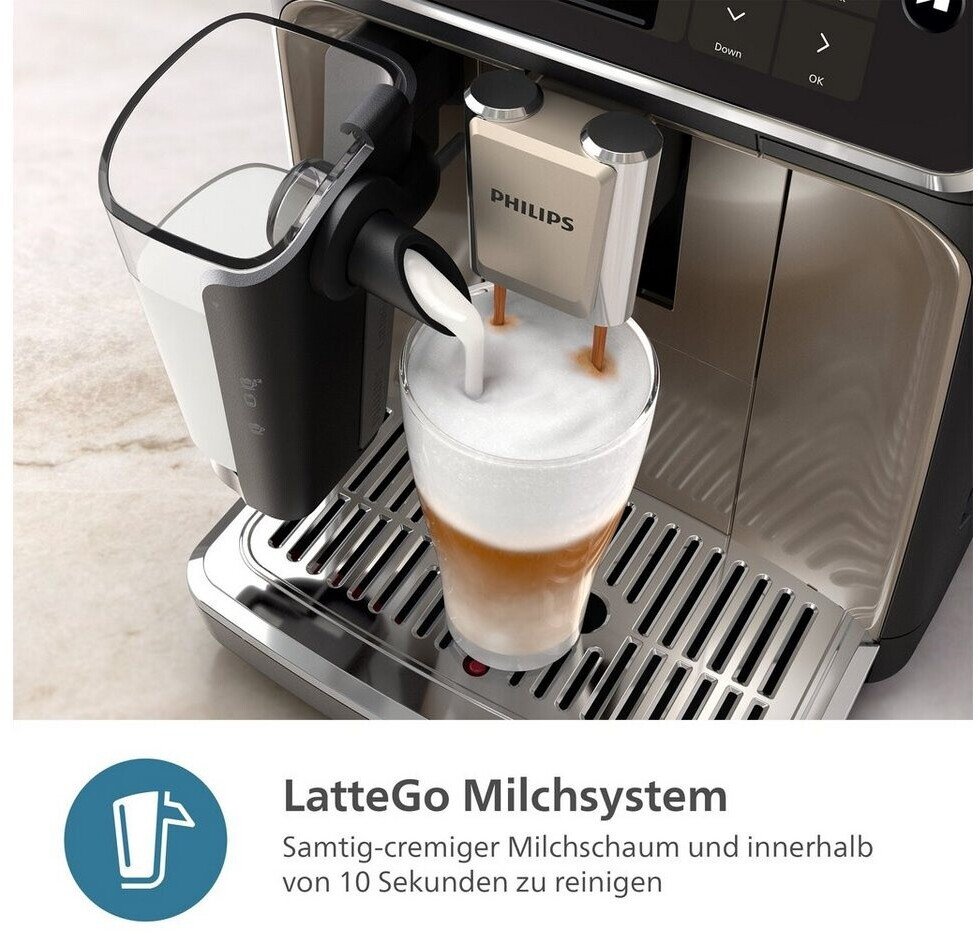 Espressor automat Philips EP5547/90, 1.8l, 1500W, 15 bar, negru crom