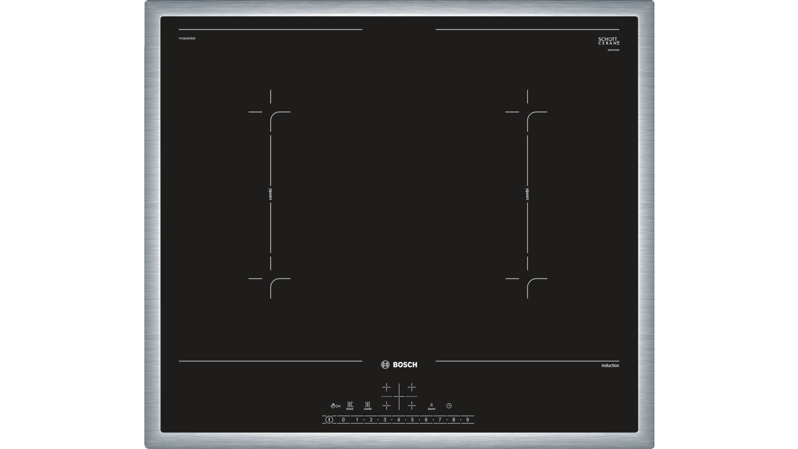 Варочная панель индукционная Bosch PVQ645FB5E