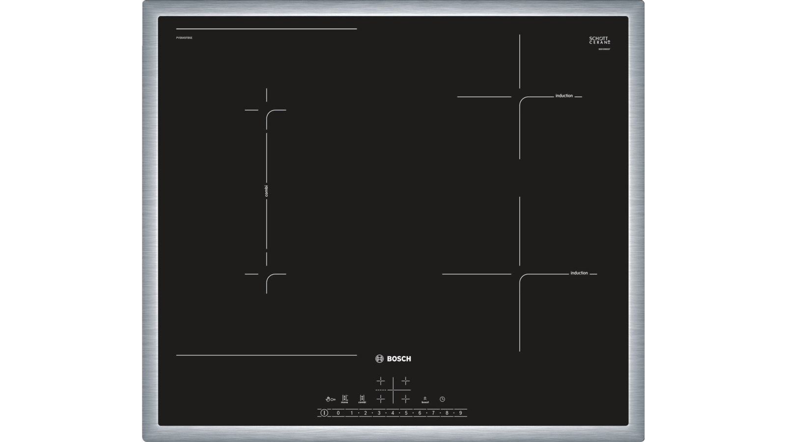 Варочная панель индукционная Bosch PVS645FB5E