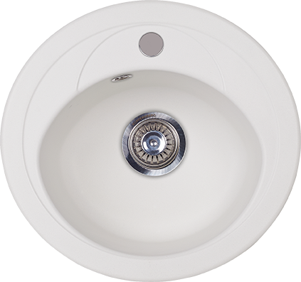 Мойка кухонная Kuppersberg CAPRI 1B WHITE ALABAS.