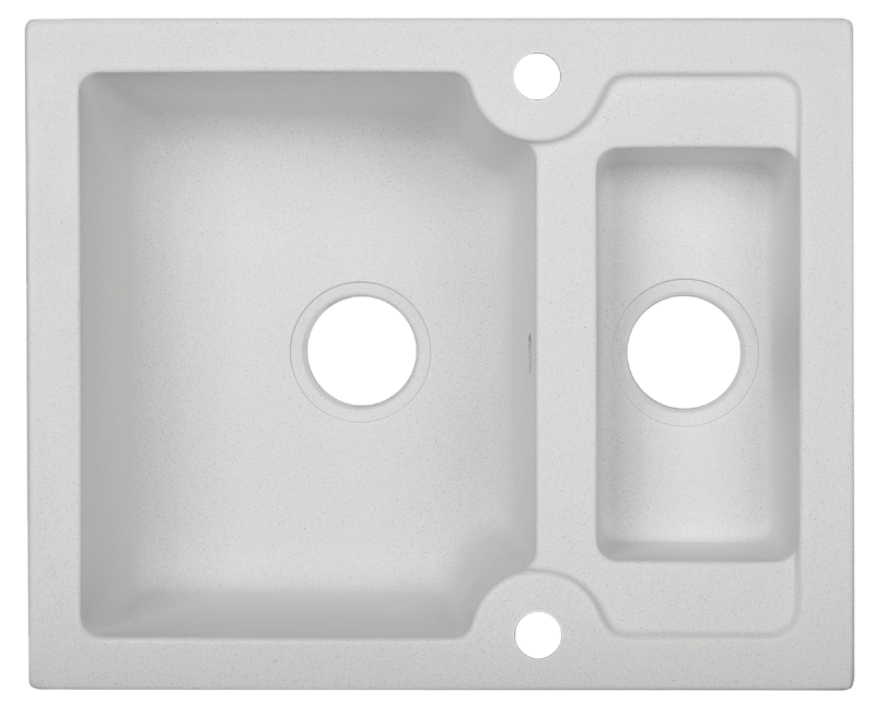 Мойка кухонная Kuppersberg MODENA 1,5B WHITE ALABAS.