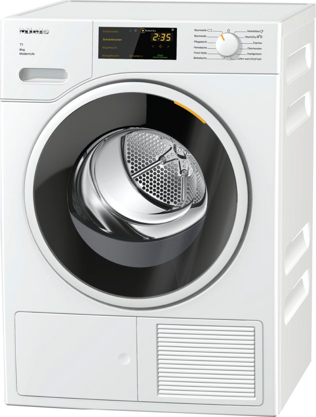 Uscator de rufe Miele TSF763WP EcoSpeed&amp;8kg