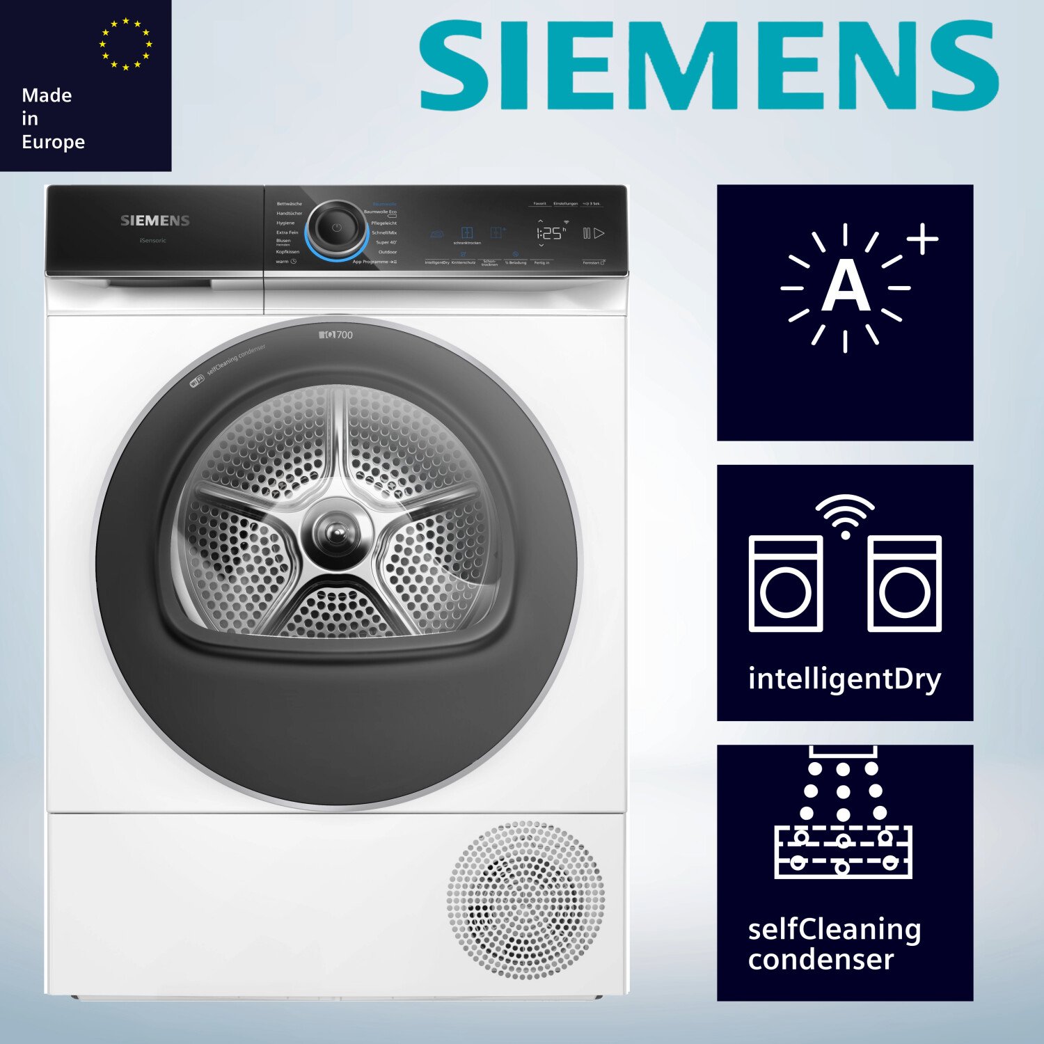 Uscator de rufe Siemens WQ45B2B40 iQ700