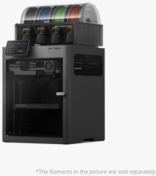 3D-принтер с двойным экструдером и многоматериальной системой AMS 2 Pro Bambu Lab X2D Combo