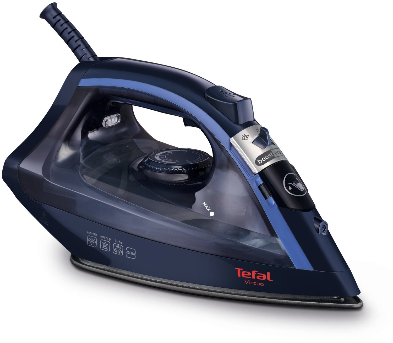 Утюг с паром Tefal Virtuo FV 1713, 2000 Вт, синий