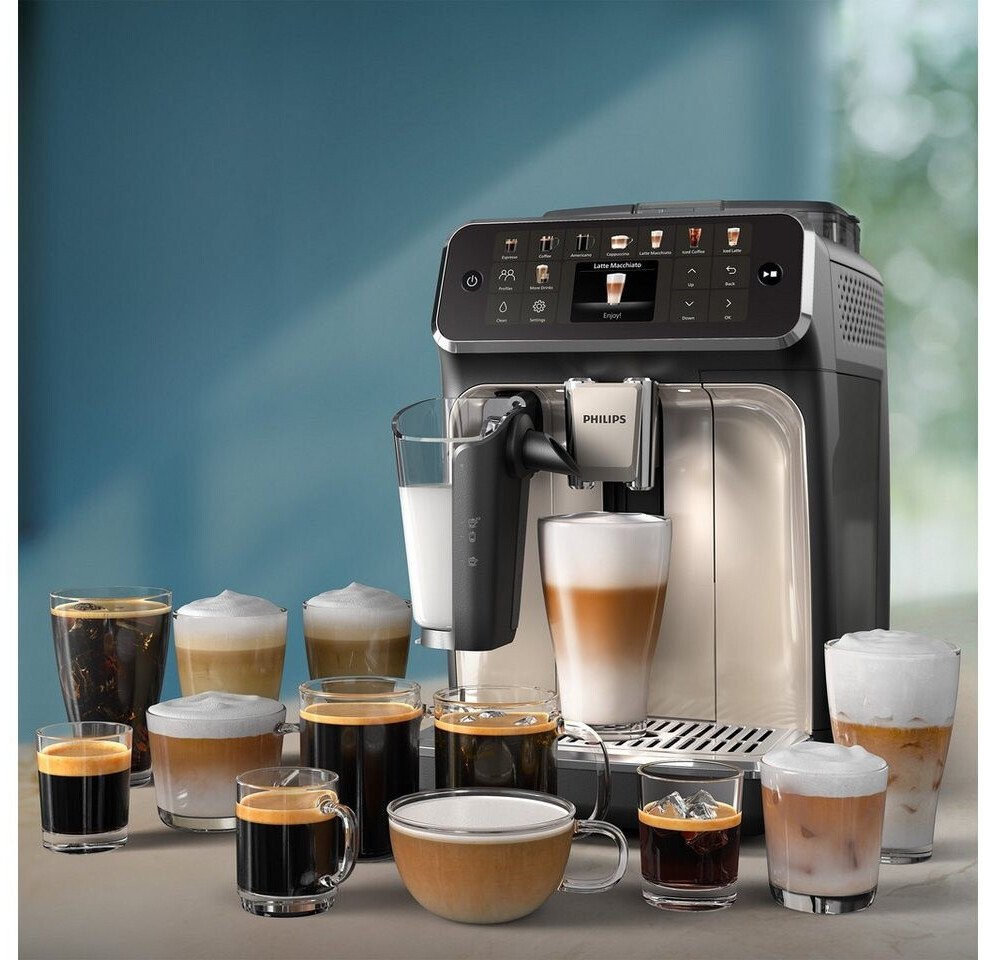 Espressor automat Philips EP5547/90, 1.8l, 1500W, 15 bar, negru crom
