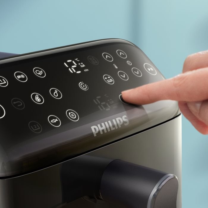Двухсекционная аэрофритюрница с двумя корзинами Philips Серия 4000 NA460/00,13 режимов, 10.0л, 2750Вт