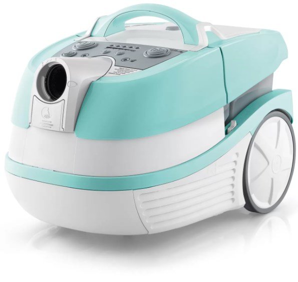 Aspirator multifuncțional Wet&Dry Bosch BWD420HYG, 2000W, alb-bleu
