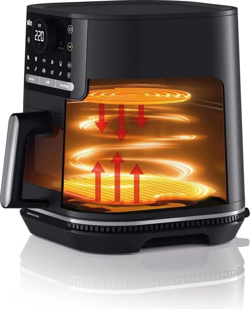 Friteuza cu aer cald Braun MultiFry 5 HF5075IBK, 2000W, 6.0l, 20 functii, negru