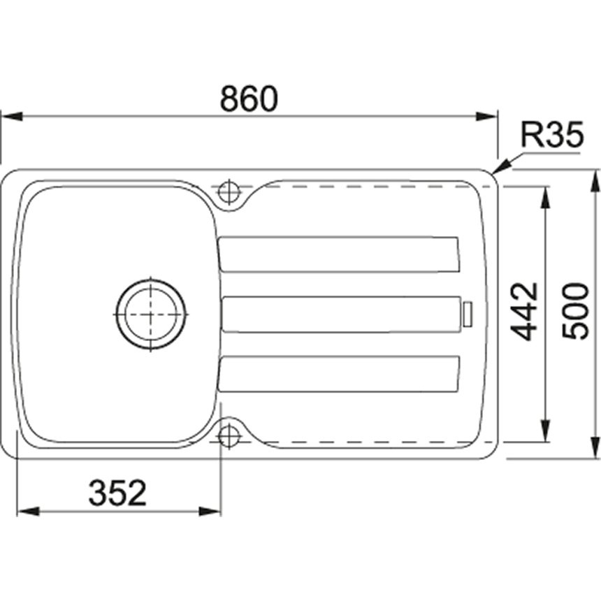 Кухонная мойка Franke Antea AZG 611-86 114.0488.429 сахара