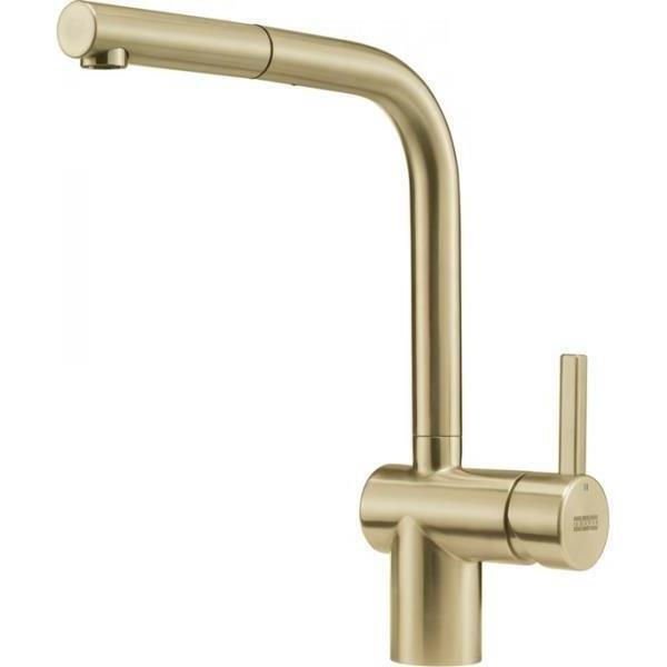 Смеситель кухонный c выдвижным изливом Franke Atlas Neo 115.0681.242 золотой