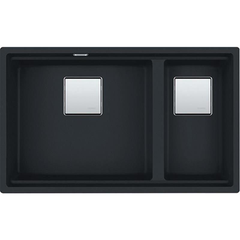 Кухонная мойка Franke Kubus 2 KNG 120 125.0630.926 черный матовый