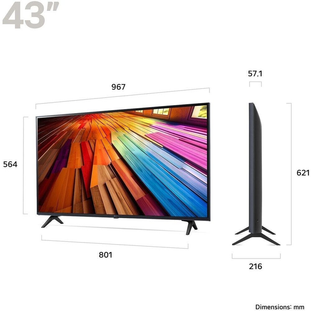 Телевизор LG 43UT81003LA, Smart, Ultra HD 4K, HDR, 108см
