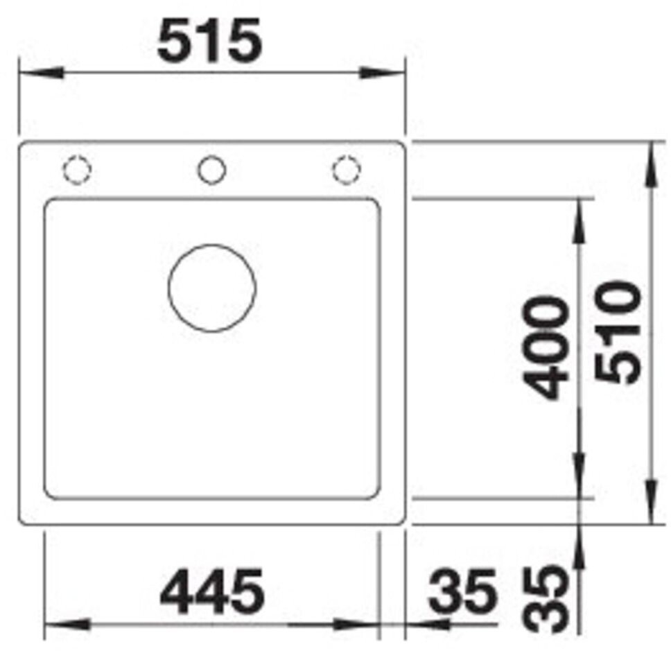 Кухонная мойка Blanco Pleon 5 525952 черный