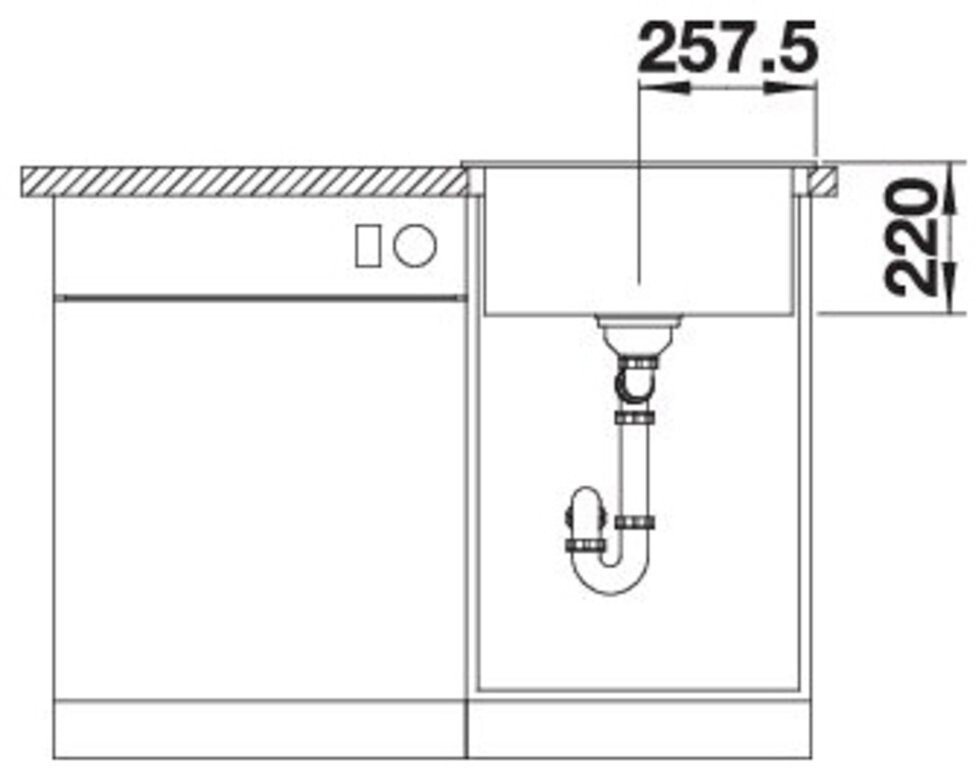Кухонная мойка Blanco Pleon 5 525952 черный