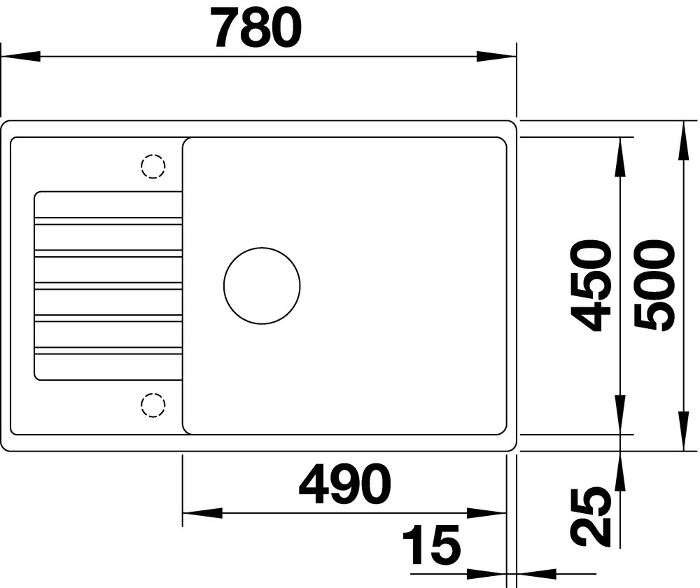 Кухонная мойка Blanco Zia XL 6 S Compact 526019 черный