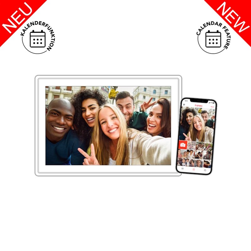 Цифровая WiFi фоторамка BRAUN DigiFrame 1019 WiFi белый ( 21259 )