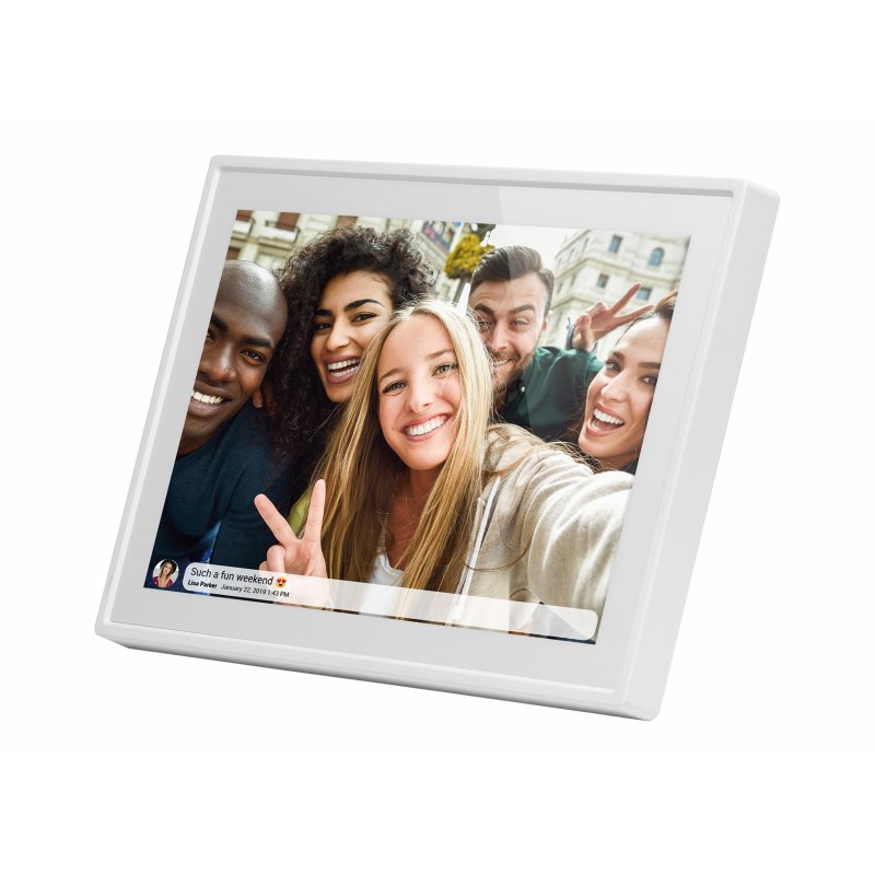 Цифровая WiFi фоторамка BRAUN DigiFrame 1019 WiFi белый ( 21259 )