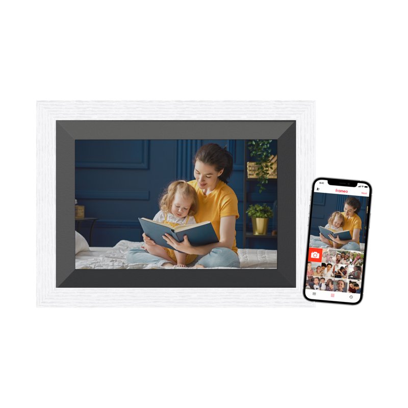 Цифровая WiFi фоторамка BRAUN DigiFrame 10B WiFi белый ( 21264 )