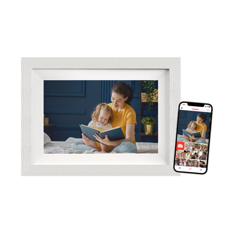 Цифровая WiFi фоторамка BRAUN DigiFrame 10W WiFi белый ( 21267 )