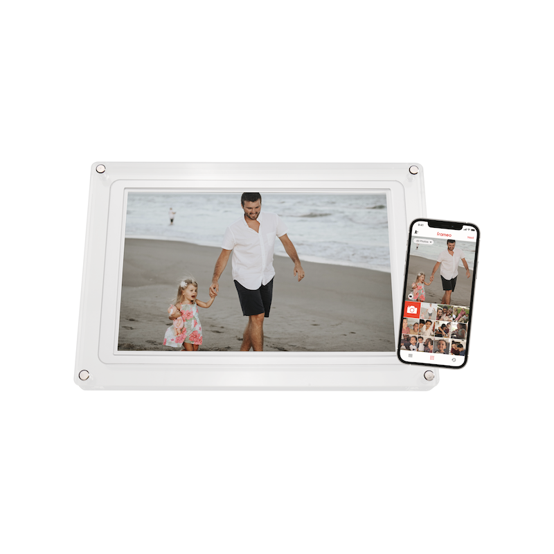 Цифровая WiFi фоторамка BRAUN DigiFrame 1020 WiFi акрил белый ( 21271 )