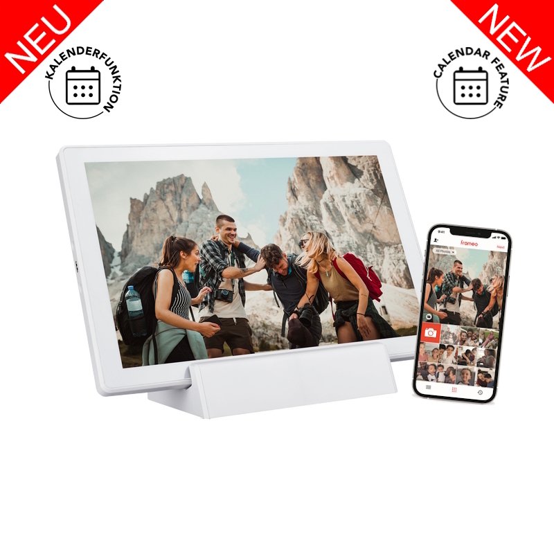 Цифровая WiFi фоторамка BRAUN DigiFrame 1011 WiFi мобильный белый ( 21273 )