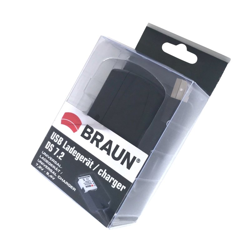 Зарядное устройство для аккумуляторов камер BRAUN USB DS 7.2 ( 59415 )